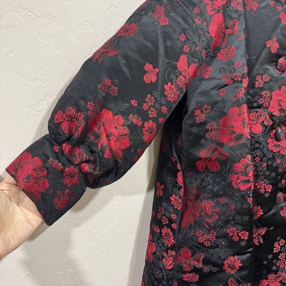 Red and Black Rose Jacket & Dress by Bed of Roses Druh Farrell Canada - Picture 3 of 11